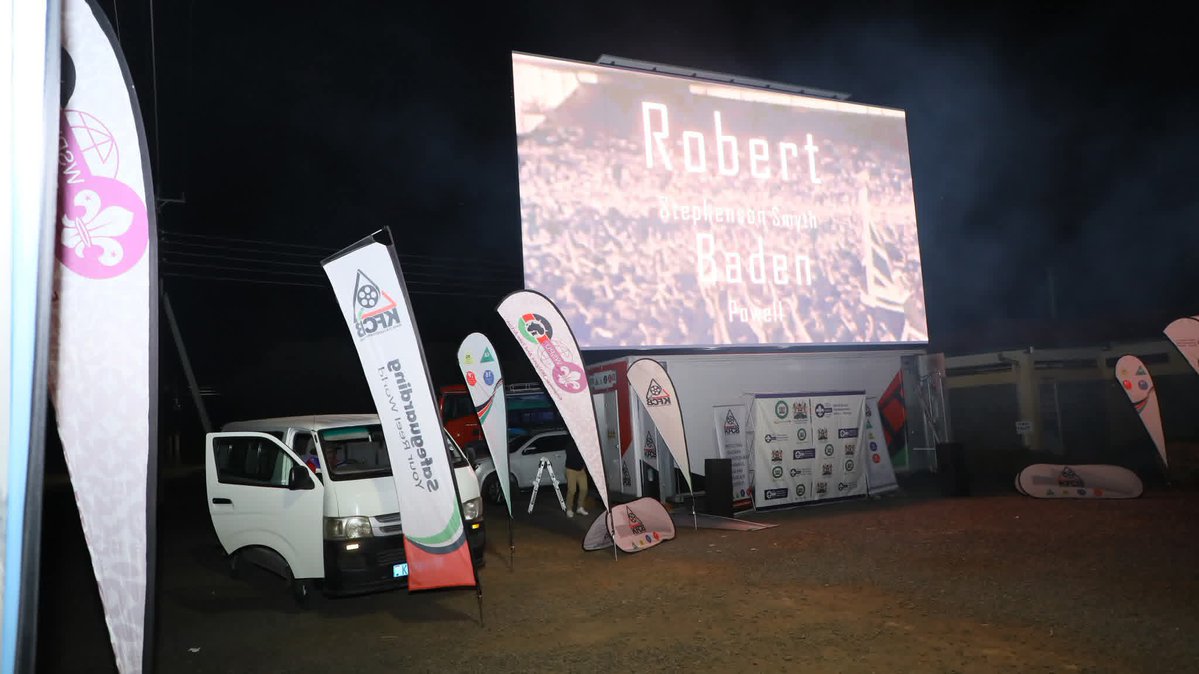 InfoKfcb's tweet photo. 𝐂𝐢𝐧𝐞𝐦𝐚 𝐨𝐧 𝐖𝐡𝐞𝐞𝐥𝐬: 𝐊𝐅𝐂𝐁 𝐋𝐢𝐠𝐡𝐭𝐬 𝐔𝐩 𝐍𝐲𝐞𝐫𝐢 𝐰𝐢𝐭𝐡 𝐒𝐜𝐫𝐞𝐞𝐧𝐢𝐧𝐠𝐬, 𝐁𝐫𝐢𝐧𝐠𝐢𝐧𝐠 𝐅𝐢𝐥𝐦 𝐂𝐥𝐨𝐬𝐞𝐫 𝐭𝐨 𝐭𝐡𝐞 𝐏𝐞𝐨𝐩𝐥𝐞

The Kenya Film Classification Board (@InfoKfcb ), in collaboration with the World Scout Parliamentary Union Kenya (@wspukenya) and the County Government of Nyeri, brought cinema closer to the people through film screenings at Kabiriuni Showground on Friday, 25 September 2026, as part of the Nyeri Guide and Scout City Activation and Tourism Day celebrations. The screenings through the Kenya Film Classification Board's state-of-the-art Cine-Mobile Unit transformed the showground into an open-air cinema, giving audiences an opportunity to experience film and culture under the night sky.

The @InfoKfcb screened Baden-Powell, a film celebrating the life and legacy of Robert Baden-Powell, founder of the Scout Movement, alongside Mvera, a locally produced film by AR Films Production, showcasing the richness of local content and allowing attendees to enjoy the cinema culture while experiencing the vibrancy of Nyeri’s cultural and tourism heritage.

The @InfoKfcb , a State agency mandated to regulate the audiovisual industry, continues to leverage its Cine-Mobile Unit to enhance film literacy and consumer safety, showcase local films, and expand access to Kenyan content across communities.

Public and private sector institutions seeking an innovative platform for outdoor public engagement, film exhibitions, awareness campaigns and community outreach can contact @InfoKfcb for inquiries or bookings of the Cine-Mobile truck via info@kfcb.go.ke or nfc@kfcb.go.ke. 

KFCB remains committed to working with stakeholders to foster a facilitative regulatory environment that supports the growth and development of the audiovisual sector and safeguards minors and other vulnerable groups from exposure to inappropriate content, while contributing to the creation of job opportunities and wealth creation in line with Government development priorities.

For more information about KFCB, a State regulatory agency under the @SDY_Ke , visit https://t.co/A6segIiLg7 or engage with us through our social media platforms.

@Waziri_Mvurya @fikirini_jacobs @SpokespersonGoK @njogunjoroge1 @moyasa_ke @SDY_Ke  @koske_felix @marcosMasiga @NRB_FilmCentre