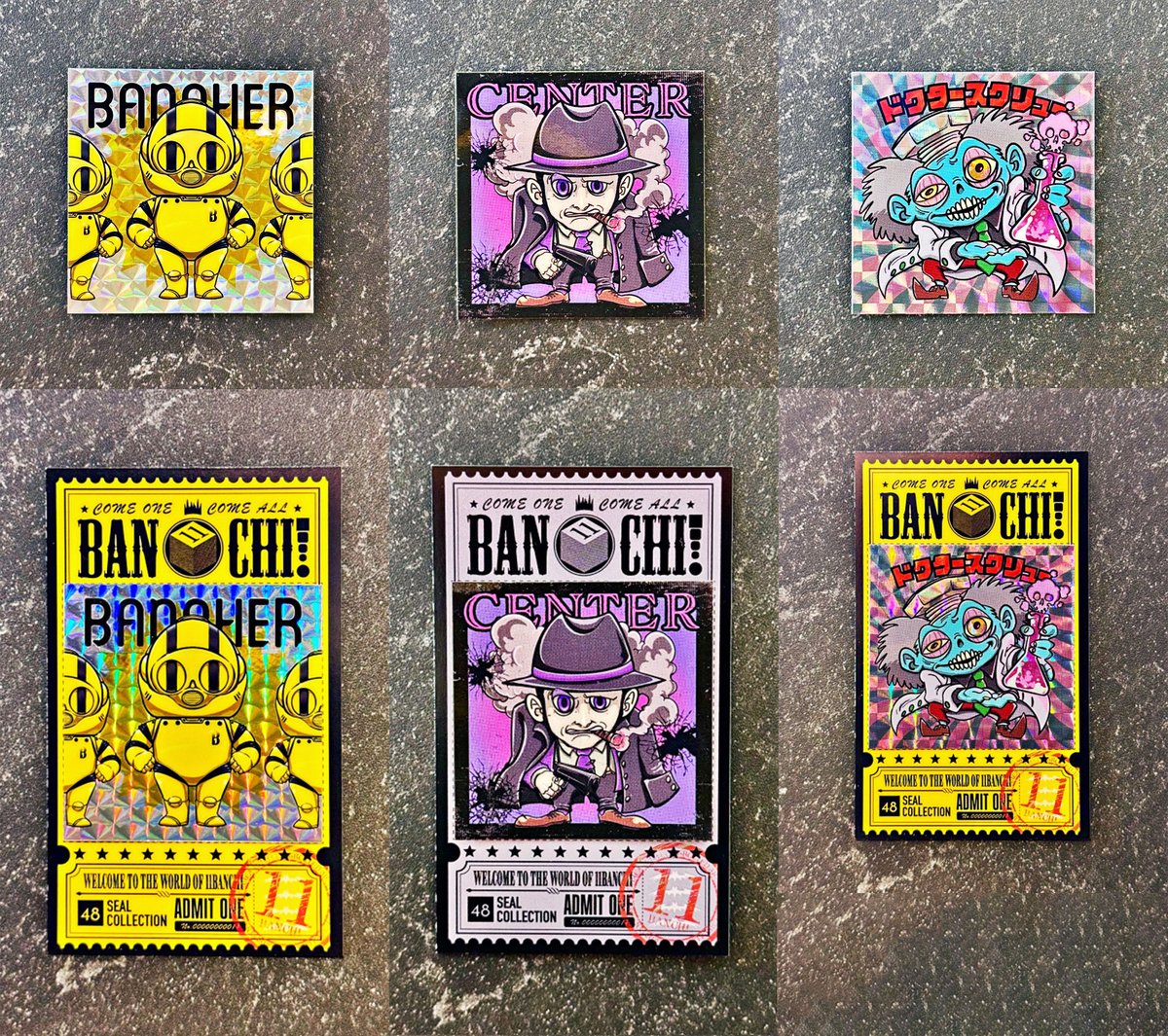 sanchimatsuri's tweet photo. 明日の9月27日13時から‼️新しい作家さま‼️11BANCHIさまが新作10種をシール横丁にご委託下さいます‼️#シール横丁
https://t.co/OCrENt0eE5 https://t.co/0gMX6JM9Qg