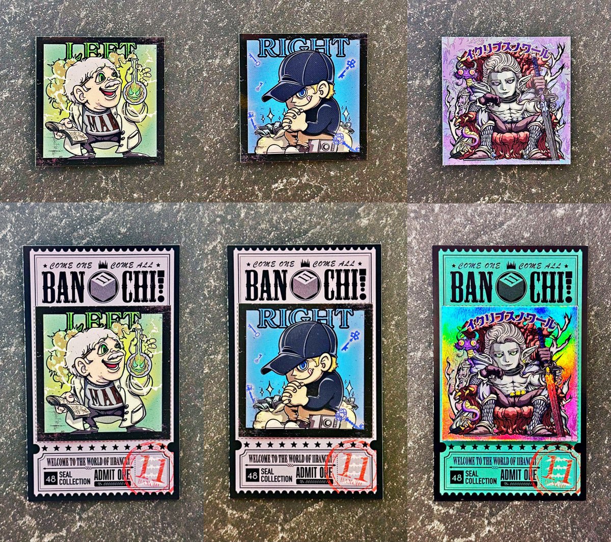 sanchimatsuri's tweet photo. 明日の9月27日13時から‼️新しい作家さま‼️11BANCHIさまが新作10種をシール横丁にご委託下さいます‼️#シール横丁
https://t.co/OCrENt0eE5 https://t.co/0gMX6JM9Qg