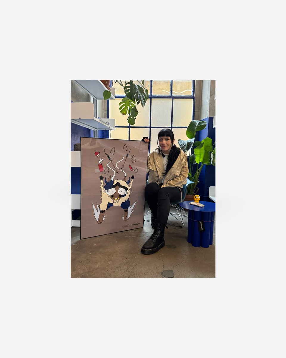 ClarkLysonmz4's tweet photo. Superlife is launching its Art &amp; Prints category today. Several times a year, we’ll collaborate with artists to offer original, colorful prints made with love. Our first edition features Swiss artist NorN, whose joyful, playful universe is https://t.co/kDpa0xkH7R