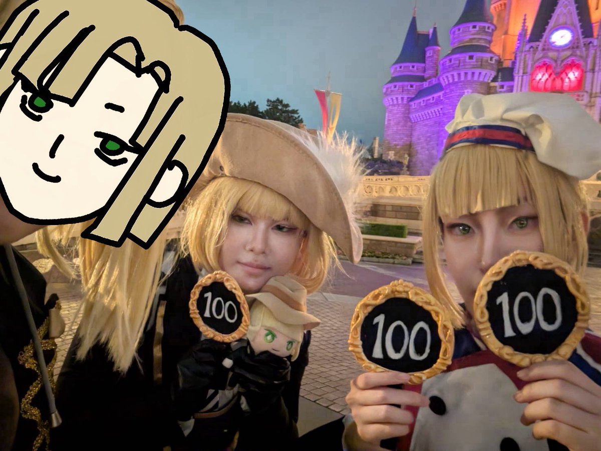 Oresama_kotory's tweet photo. 今日はたくさんボーテしました
ボーテさせてくれた全ての仮装者さんに
感謝（𝒎𝒆𝒓𝒄𝒊）＿＿＿

マスシェフハント▶︎ワイ
制服ハント▶︎@salmoncosplay 
ボンボニハント▶︎友人
 
#Dハロ仮装2026
 #Dハロツイステ https://t.co/krOtoAaxi0