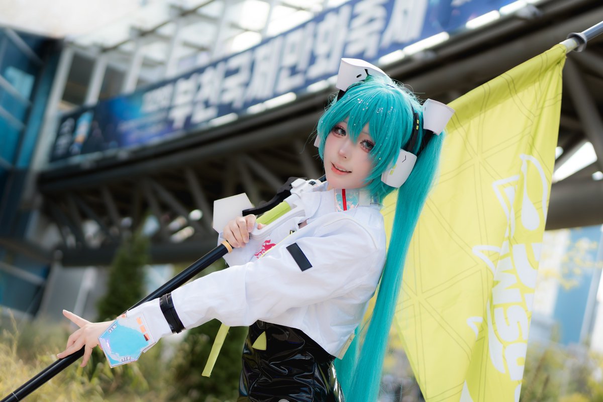 mire_cle's tweet photo. 20260919 부천국제만화축제

레이싱 미쿠 2022ver.
호야님(@Hoya__8 )

#レーシングミク #初音ミク #HatsuneMiku https://t.co/zQzgKZStnq