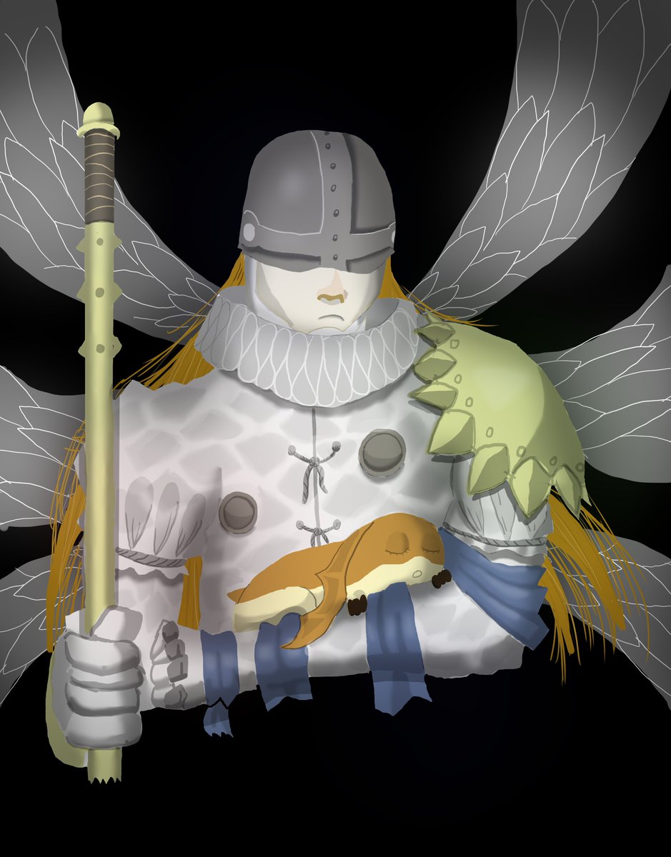 Sarc4sm0's tweet photo. Desenho que eu fiz do Angemon de Digimon
usei o programa: paint tool sai
@Digimon_Anime  #digimon #arte #fanart #painttoolsai #digitalart #drawing #angemon #retro #medieval #desenho https://t.co/nhnogct5RI
