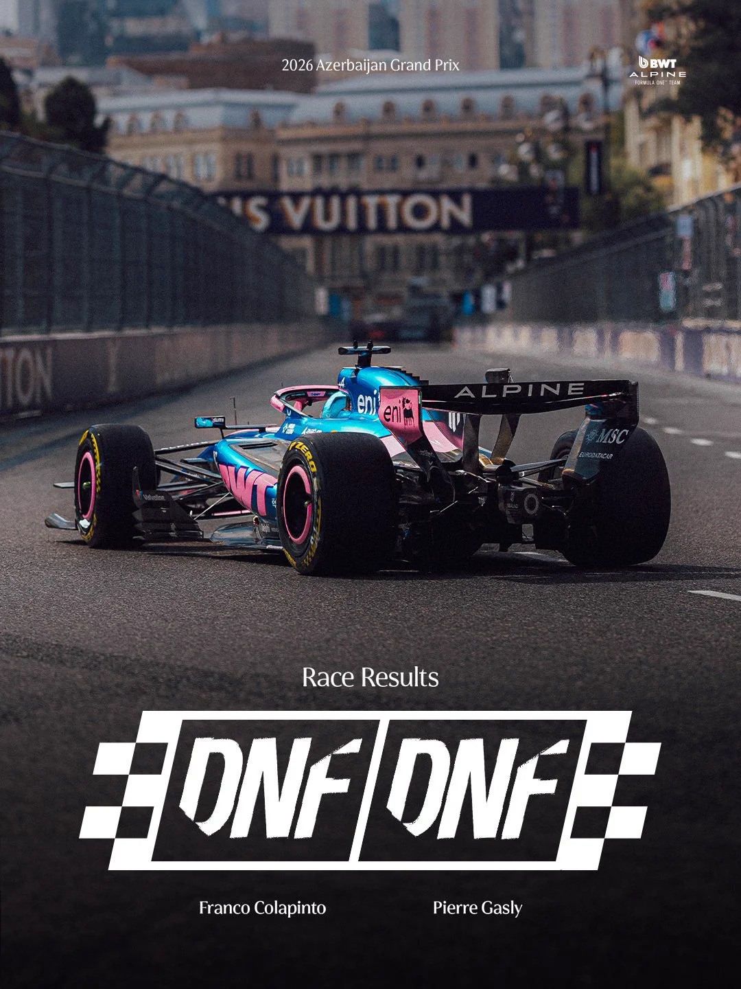 BWT Alpine Formula One Team (@AlpineF1Team) / X