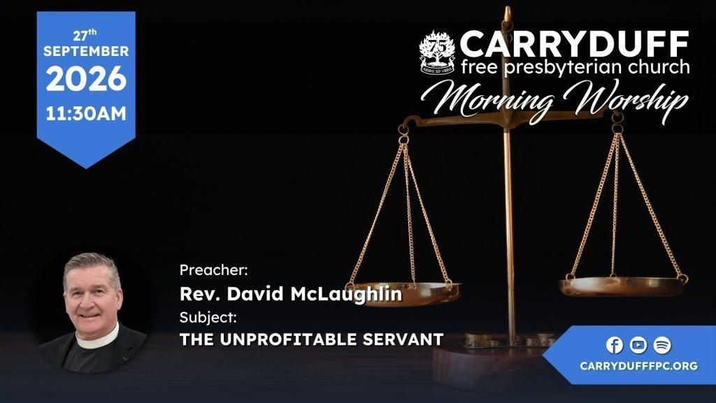 CarryduffFPC's tweet photo. New Post: The Unprofitable Servant https://t.co/AXNHnET7yd https://t.co/hYIbIl9dR8
