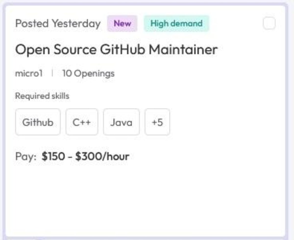 abkdcm's tweet photo. buat yang master dalam bahasa pemrograman C++ / Java bisa cek nihhh kerjaan, perjam dapet $150 - $300 dollar ... langsung cek di bawah #remotejob
#easyapply https://t.co/av05QRRK55 https://t.co/Opz8Uh51RL