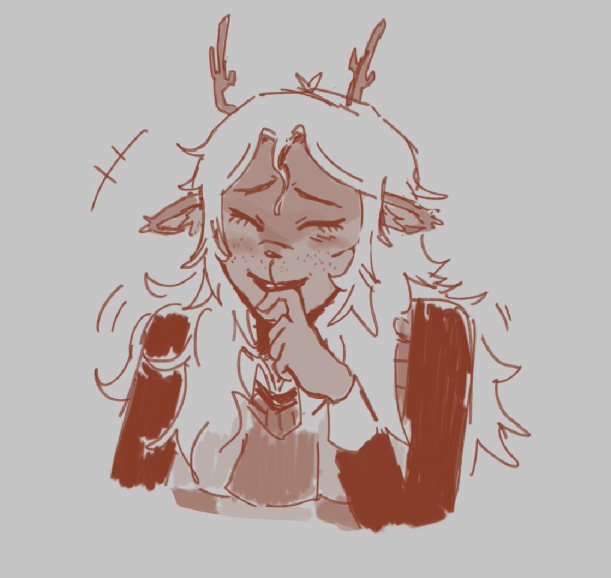 _helesoph's tweet photo. she's like me fr #noelle #weirdroute #deltarune https://t.co/nYhYsm8KCX