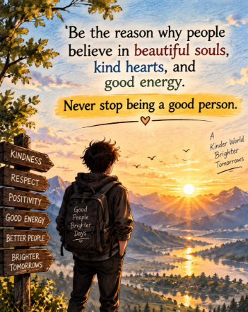 Bhattg18's tweet photo. Be kind, stay genuine, and leave a little goodness wherever you go. ❤️
#Kindness #BeGood #GoodEnergy #PositiveVibes #Compassion #Humanity #LifeLessons #StayKind #GoodHeart #Inspiration https://t.co/6qyFBnpDul