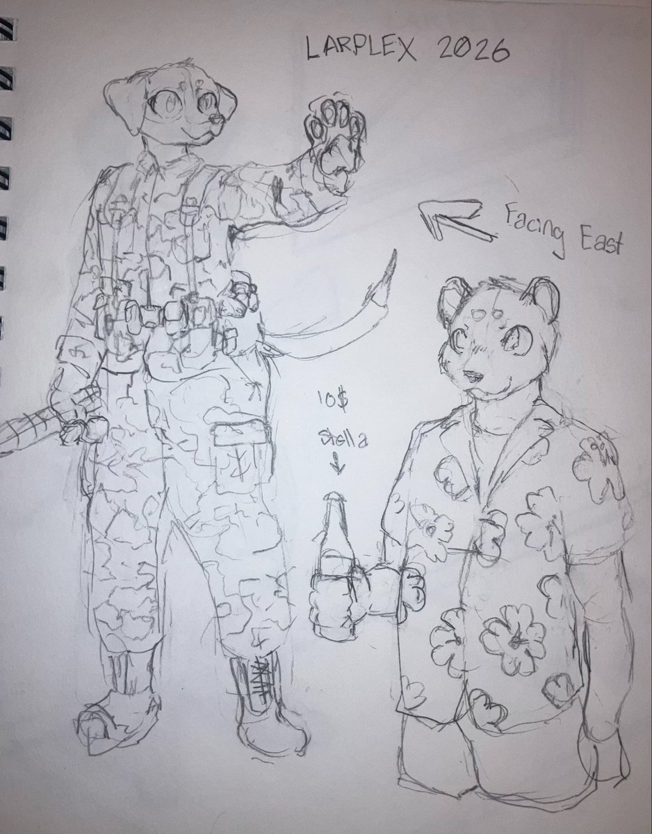 orange32friend's tweet photo. Some Megaplex 2026 sketches https://t.co/lWqdnw3ccH