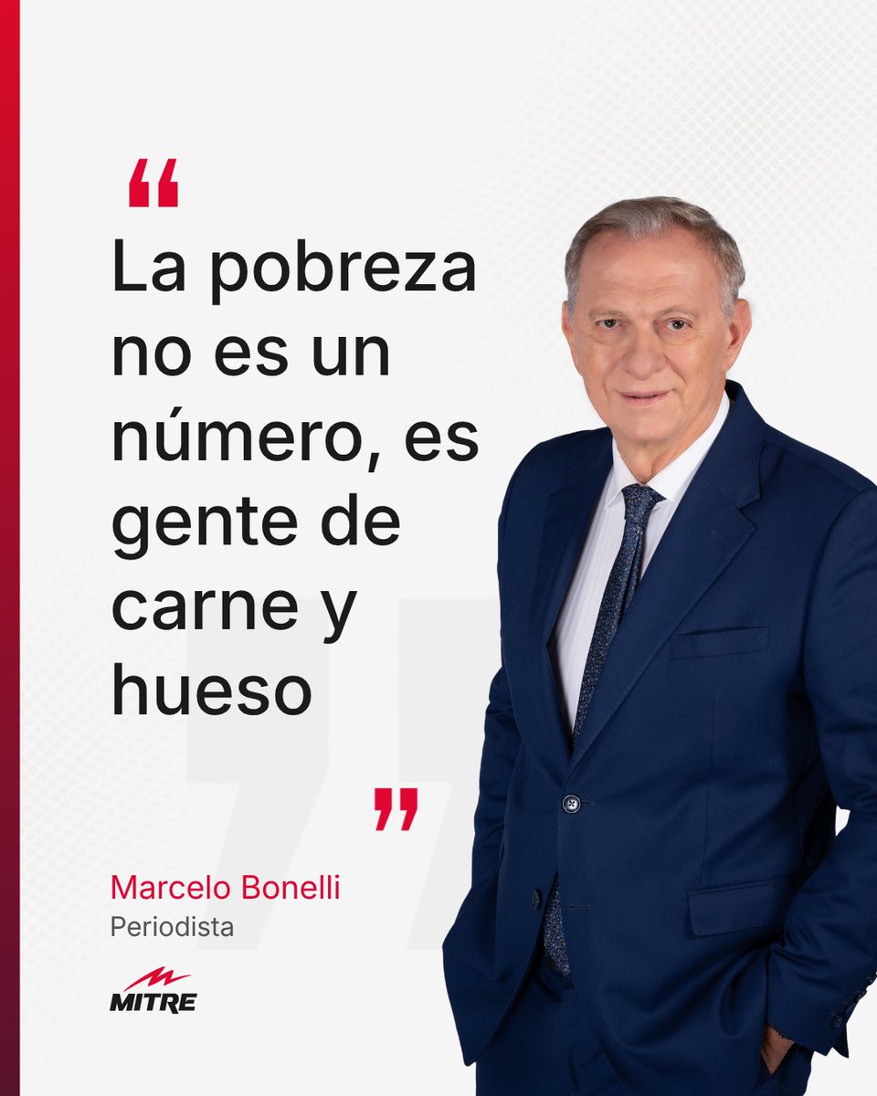 radiomitre's tweet photo. 📣 Marcelo Bonelli en Radio Mitre: “La pobreza no es un número, es gente de carne y hueso” @bonelliok https://t.co/ZUWveW0L6D