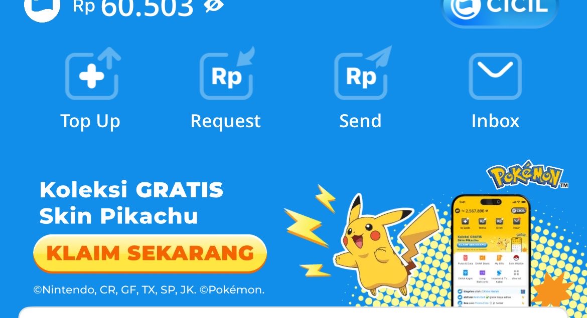 naraeraa's tweet photo. Yukkk GA saldo untuk 2 orang (25k)

RT/comment yang di pin yaa

Dipilih grok besok jam 10 😉😉😉 https://t.co/8nrLFTQiKh