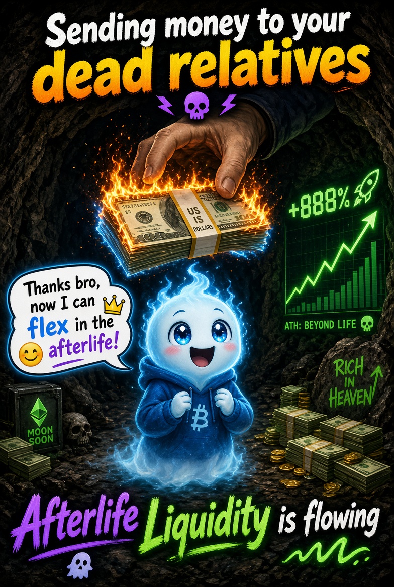 BlueCollarLab2's tweet photo. Airdrop! Like, share, drop your address, and I'll burn it for you 🤪🤪🤪🤪🤪

Sending money to your dead relatives
In Chinese culture, people burn special paper money called Joss Paper for their ancestors.
They believe this money reaches the underworld so the dead can still use it.
Now it’s on-chain.
Burn $JOSS → Send money to the underworld.
BSC:
0xe8d85c78046e353a568bf4a5bf2733e673887777