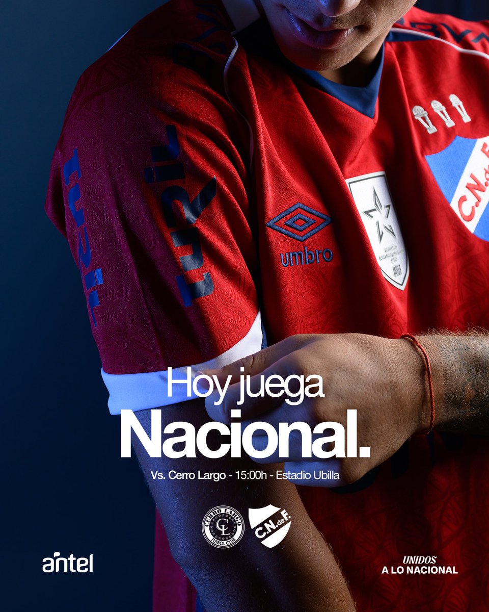 Nacional's tweet photo. Juega el Decano en Melo por la 8ª del Clausura 👊🏼 https://t.co/skYGk8PHf6