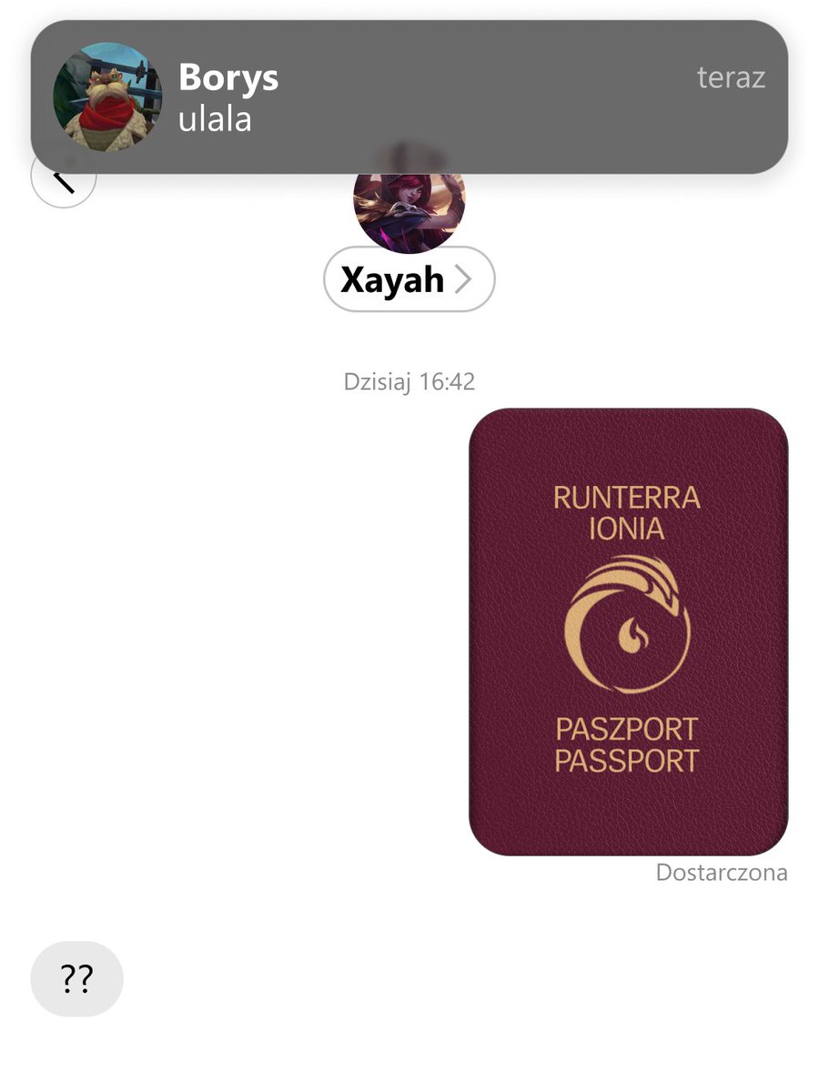 LoLPL's tweet photo. ciekawe, co Rakan wysłał Borysowi 🤔 https://t.co/tmrdjPGcjX