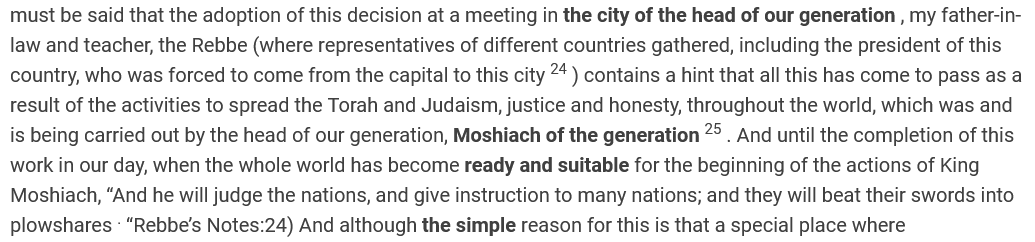 WidmerAriane's tweet photo. Yeah, yeah, you're all wretched liars..

New York chosen as headquarters of United Nations because Rebbe Schneerson lived there, U.N. created when he left USSR for America, admits Chabad.
https://t.co/MMZFyLhnrp https://t.co/99Q5kMH16Y