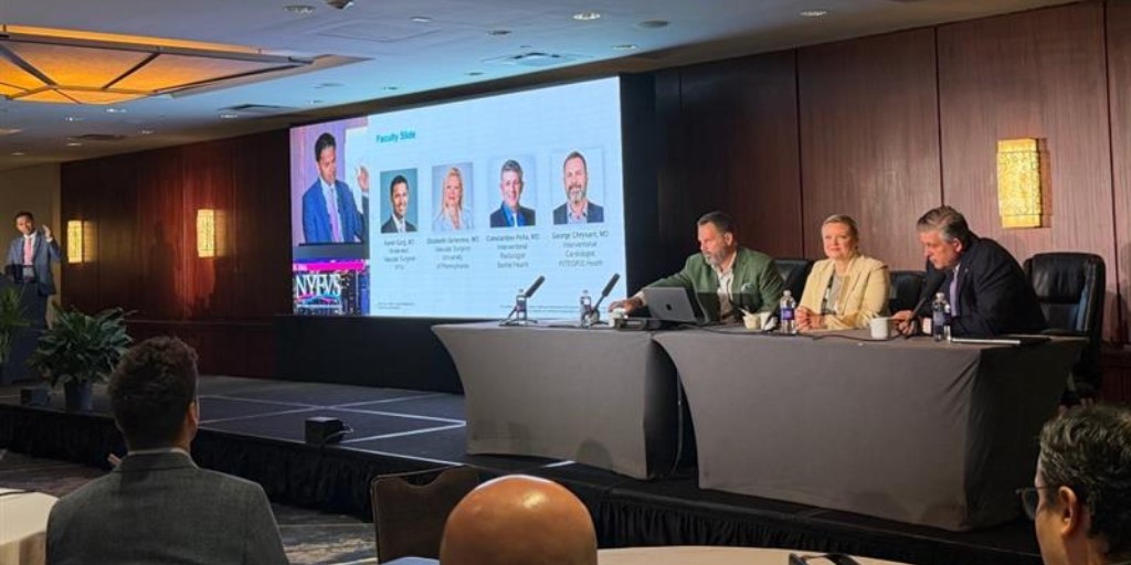 JJMT_CircRest's tweet photo. #PeripheralIVL education from hip to tip!⚡ It was great to welcome everyone to the @EndovascularNy Fellows Course.

Thank you to Drs. Karan Garg, Elizabeth Genovese (@DrLizGenovese), Constantino S. Peña (@docTPlive), and George Chrysant for sharing their experience with #ShockwaveIVL across the lower extremity and leading a valuable discussion to help educate and inspire the next generation of endovascular specialists.

Presenting physicians are paid consultants of Shockwave Medical. US Rx only. Safety Info: https://t.co/as4irbY3DX Product availability may vary by country.