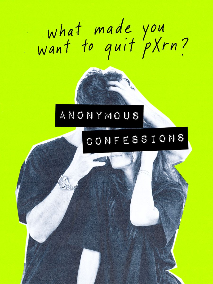 FightTheNewDrug's tweet photo. ANONYMOUS CONFESSIONS: What made you want to quit porn?? https://t.co/uL5ieeIy8E
