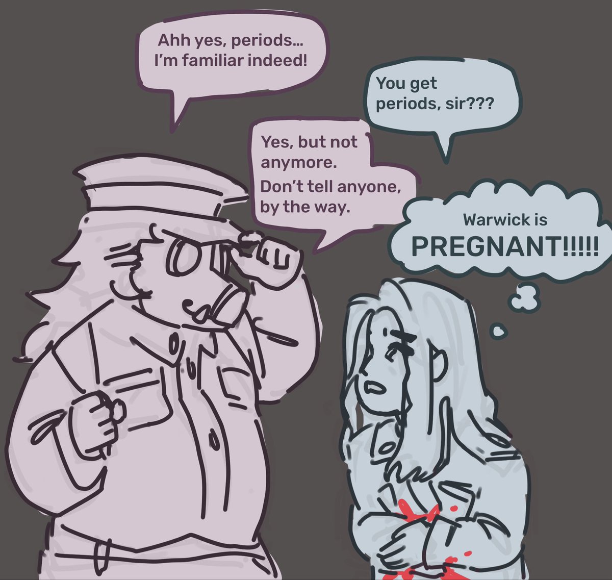 ceeza_'s tweet photo. friend made me draw this #ersatz #warwick #mophead https://t.co/YPE0Ghsqhj