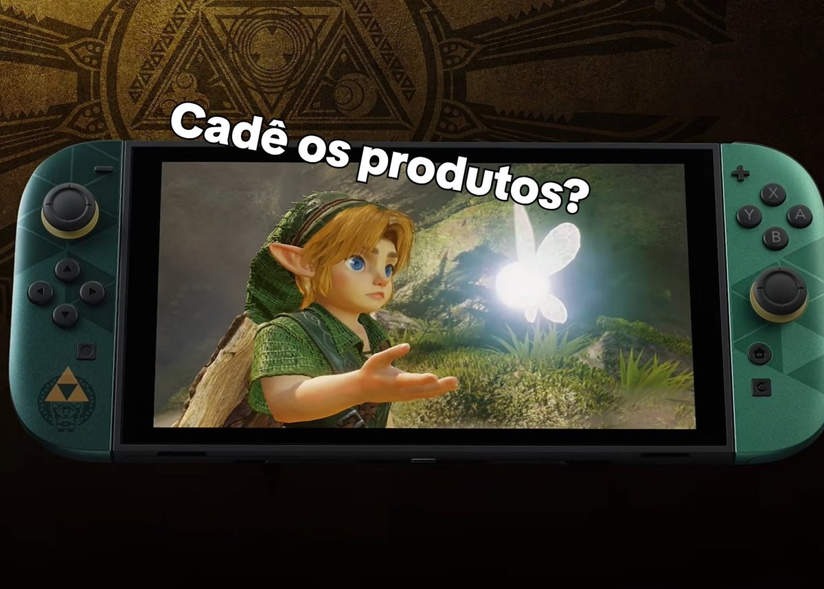 danielreen's tweet photo. É jogo indisponível, é console esgotado, é controle que evaporou e até case cara sem estoque.

O fato é que a festa de 40 anos de Zelda foi invadida pela calamidade e virou pesadelo no Brasil.

Reforço que enquanto a questão de estoque não for resolvida pela @NintendoBrasil nada vai mudar!