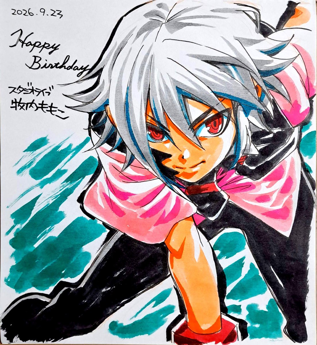 moco2346's tweet photo. #紅シュウ誕生祭2026
#ベイブレードバースト

大遅刻です！！
紅シュウさんお誕生日おめでとうございました🎂
来年は遅刻しないように気を付けます🫡
ハッピー☺ https://t.co/dwCQFgNHLF