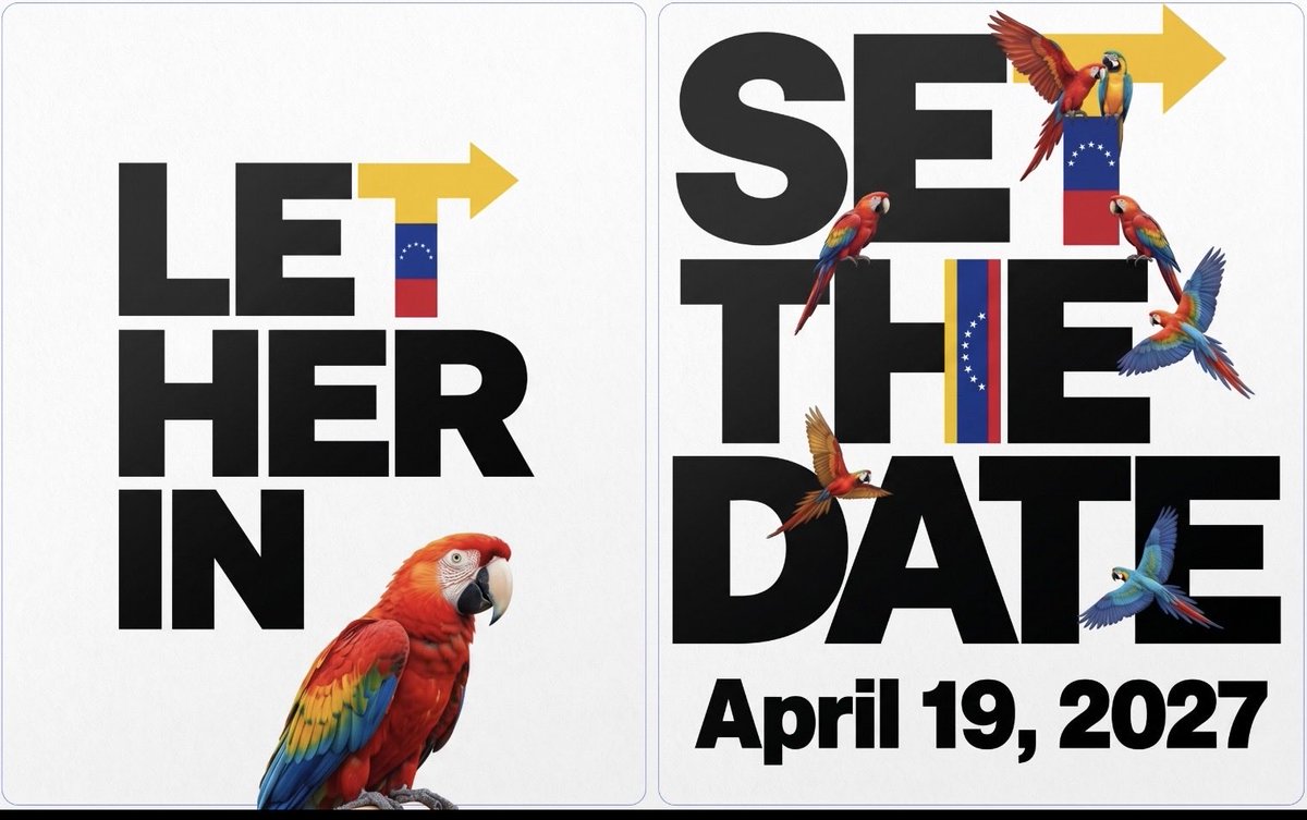 ZFrandjian39338's tweet photo. #LetHerIn
#SetTheDate https://t.co/zGIwNdxNQW