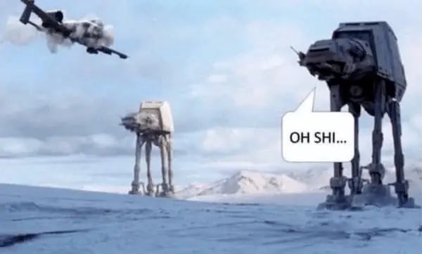 A10TheHog's tweet photo. In a galaxy far, far away…

… The End https://t.co/QRfPcNQHbu