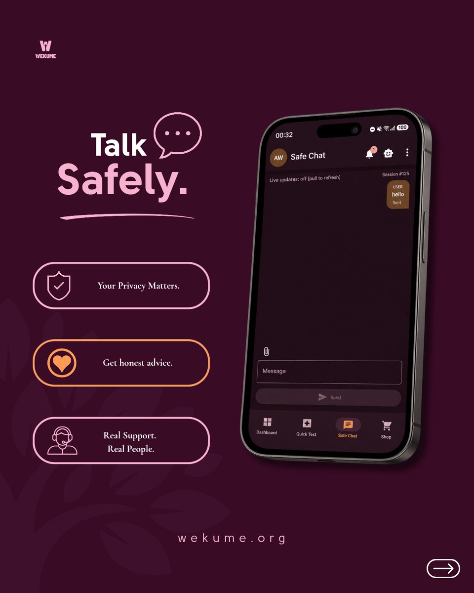Wekumeofficial's tweet photo. #worldcontraceptionday
There are many things to think about when getting the right kind of #contraception. Yes, it is about choice, but let it be a guided choice. With the #wekumeapp, you can get confidencial guidance to pick the kind of contraception that is right for you, and then go ahead and order for it right away! Download the app here 👉🏾 https://t.co/zYe5LB2Y74