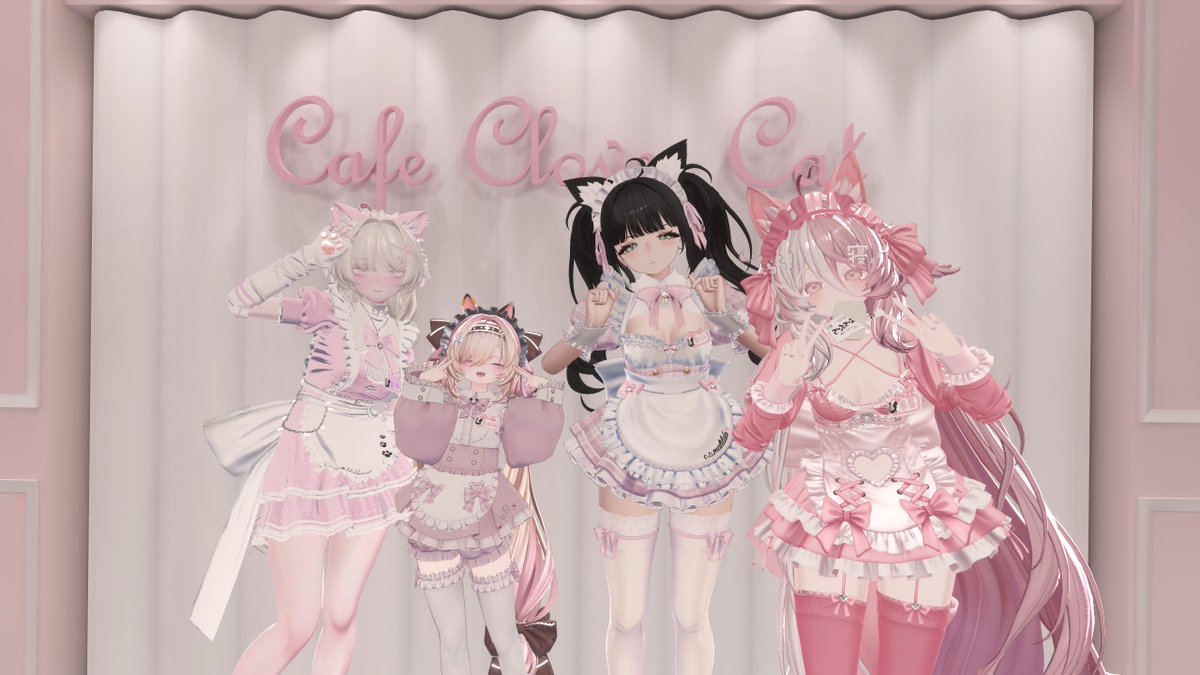 mayu03_r805's tweet photo. メイド仲間とのオフショット🐈‍⬛

#Cafe_cc https://t.co/tH7GuKJpsU