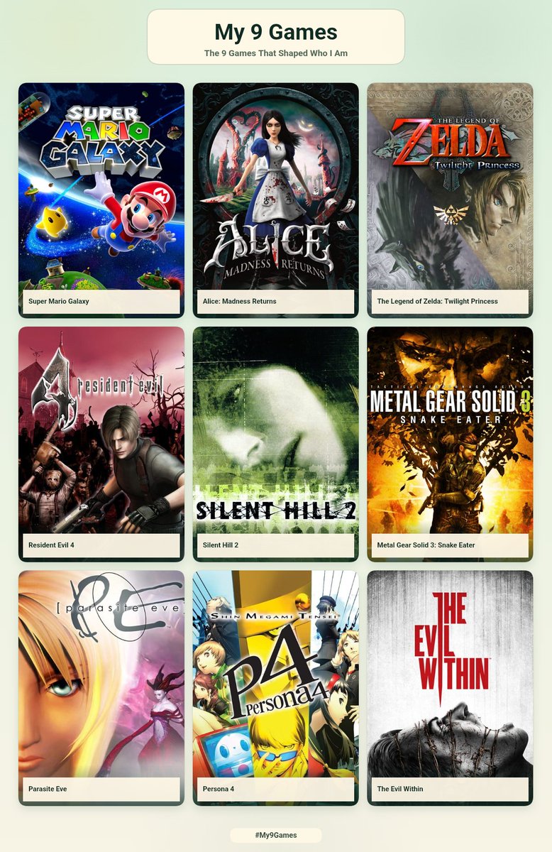 moonlightdelia's tweet photo. The 9 games that shaped who I am
~ .☆ •* https://t.co/0psHVxw4vr