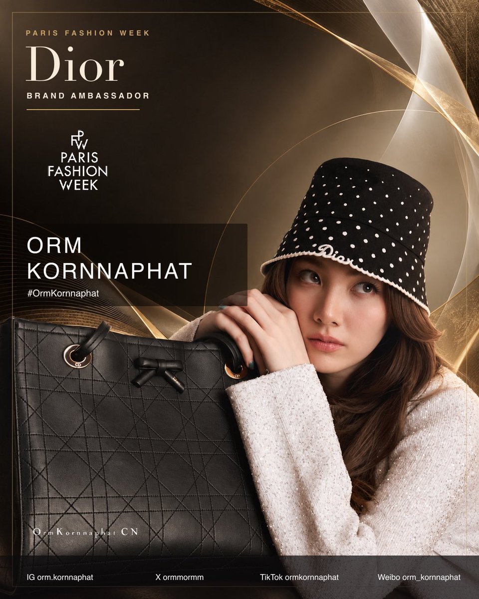 OrmKornnaphatCN's tweet photo. Orm Kornnaphat's PFW IG post promo posters ✨💫

You are welcome to use these posters to tag on IG and share on all platforms as well. 🤍

📸 Step 1: Post Orm’s Dior photos on your IG feed

✍️ Step 2: Add your caption of support
#OrmKornnaphat #OrmKornnaphatDiorSummer27 
#Dior #DiorSummer27 #PFW

🔖 Step 3: Tag the account in below
@ orm.kornnaphat
@ dior
@ alineds75 
@ utzpeter 
@ jonathan.anderson
@ parisfashionweek

@ormmormm @Dior @XFashion