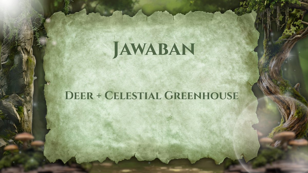 guardVALEWYN's tweet photo. Yap, jawabannya bener "Deep + Celestial Greenhouse".

Kalian cepet cepet banget yaaa, aku seneng deh >< 

Next 20.10 https://t.co/ewLorgQhgp