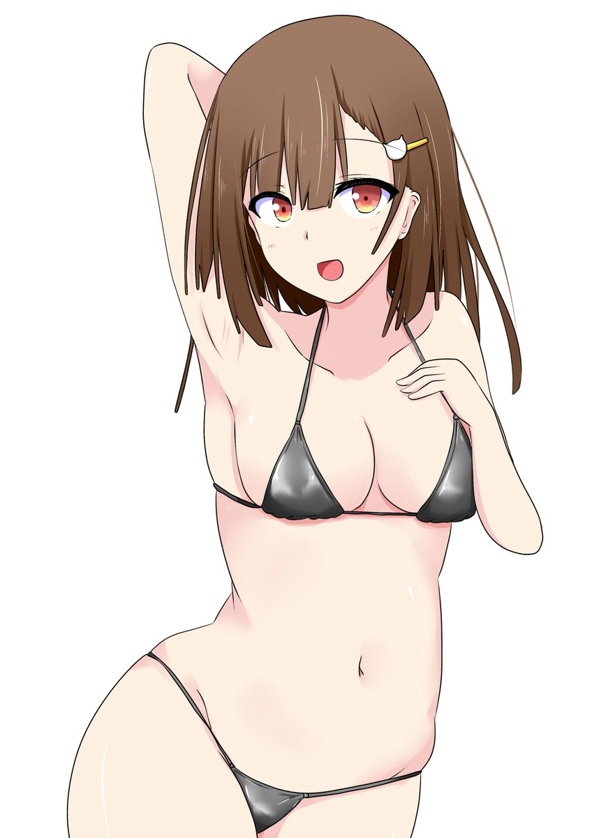 kuzumotu's tweet photo. 銀ビキニユゥキちゃん。 https://t.co/trD5T3j9r9