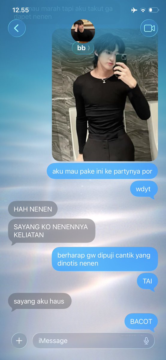 jephile_'s tweet photo. how me and my boyfriend text edisi thomaskong nenen https://t.co/6Liwhdsibi