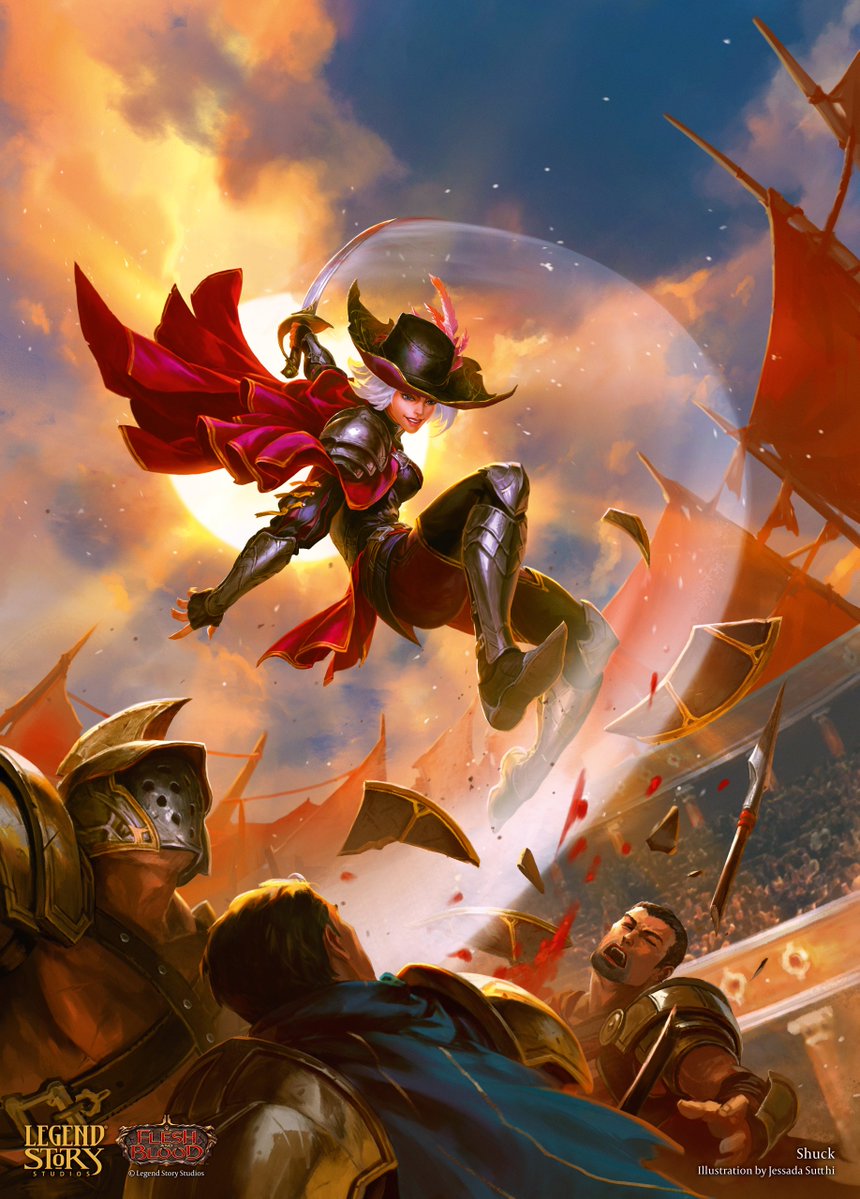 Jessada_art's tweet photo. Shuck
Illustration I've worked on for Legend Story Studios for Flesh and Blood TCG. Copyright by Ⓒ Legend Story Studios 2026.
Art director : Robbie Wen , Sam Yang #FleshAndBlood #fabtcg #illustration #digitalpainting https://t.co/xUrkCRgixq
