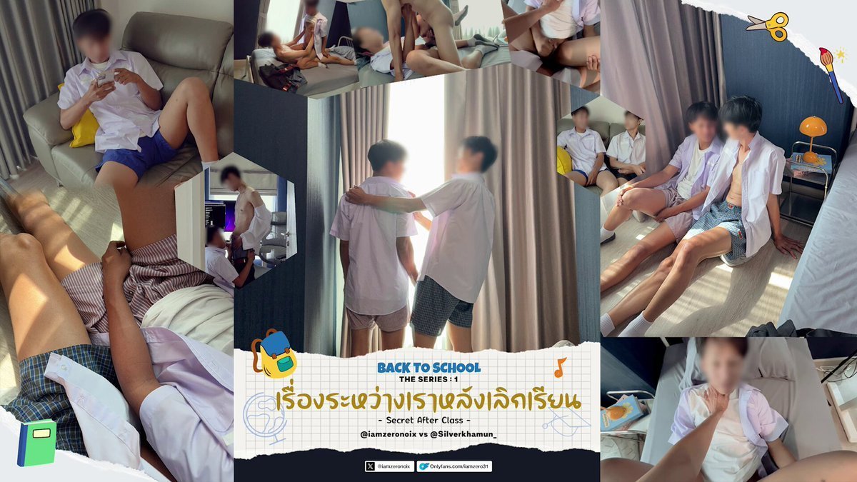 _Zeronoiiv2's tweet photo. BACK TO SCHOOL : THE FIRST SERIES (Unseen Cut)
Secret After School  
🍑: @KhamunX_ 
----------------
Full Content at 
Onlyfans : https://t.co/QKYRSwXcUN
Top4Fans : https://t.co/ffoOxgtunL https://t.co/VwZnbzOHYM