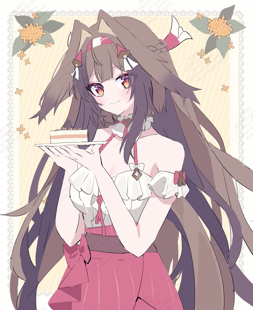 kanariaminttea1's tweet photo. (ゼンゼロ)金木犀と瞬光ちゃん🩷˖ ࣪⊹ https://t.co/FPRtKXSvqR