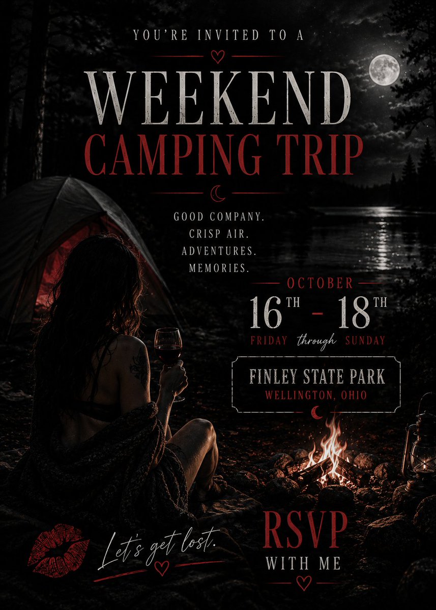 MuahNoFlaws's tweet photo. Anyway... Next order of business... Who coming camping with the gang? 👀😈 https://t.co/VTutTtyeDQ