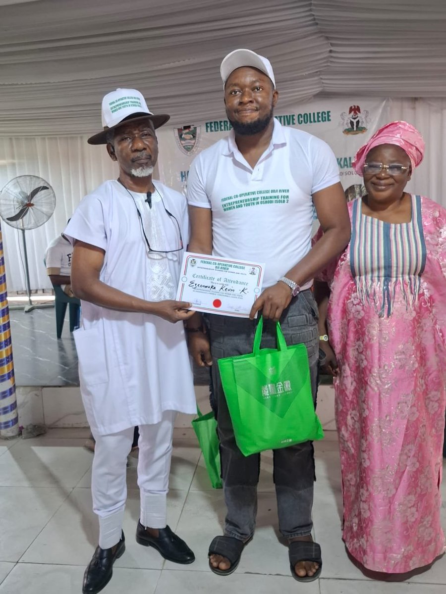 HOJ_Onuakalusi's tweet photo. Empowering the Future: Investing in Our People

As part of my commitment to creating practical opportunities for the people of Oshodi-Isolo Federal Constituency II, I empowered 100 women, men and youths through a three-day entrepreneurship training programme themed “Empowering the Future.”

The programme was organised in collaboration with the Federal Co-operative College, Oji-River, and provided participants with practical business and entrepreneurship skills, business materials, and a total of ₦10 million in start-up grants.

At the end of the programme, each beneficiary received ₦100,000 paid directly into their account, alongside relevant tools and materials to enable them start or expand their businesses.

My objective is clear: I want the people I represent to have access to opportunities that can translate into sustainable livelihoods. This intervention is therefore not just about training or certificates; it is about equipping beneficiaries with the resources and knowledge required to build viable businesses, generate income and create opportunities for others.

I also appealed to the beneficiaries to make responsible use of the grants and materials provided. I specifically urged them not to sell the empowerment items, because the purpose of the intervention is to support productive economic activity and long-term sustainability.

My office will therefore continue to follow up with the beneficiaries in the coming months to better understand the progress of their businesses and the impact of the intervention.

This is my commitment to practical representation-creating opportunities, empowering our people and investing in a more economically productive Oshodi-Isolo Federal Constituency II.