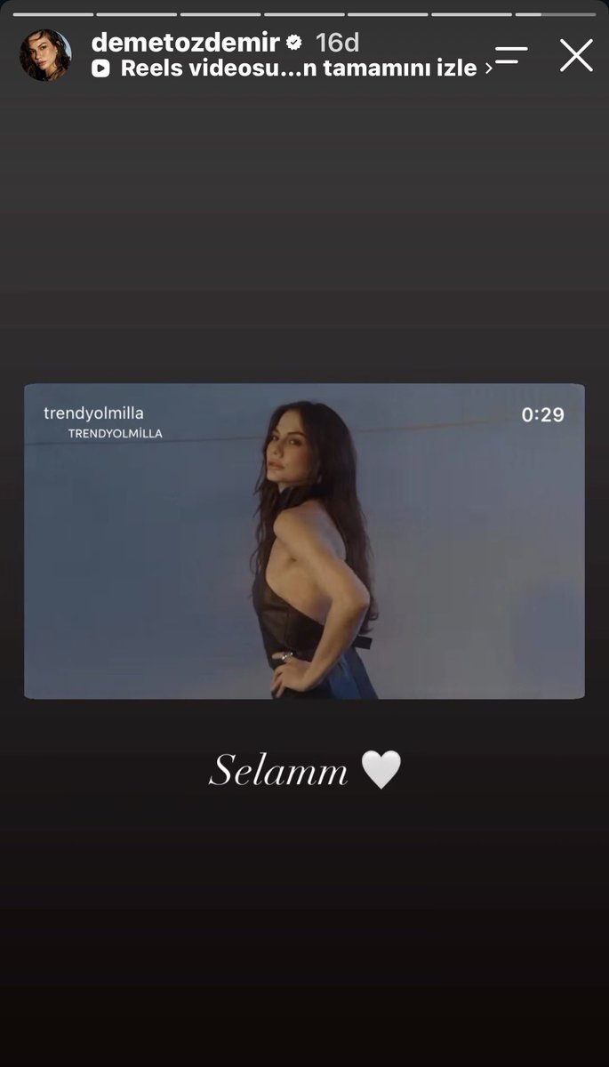 DemetOzdmrMedia's tweet photo. 🆕 | #demetözdemir Instagram hesabında yeni bir hikaye paylaştı

📸 | @/demetozdemir • IG story https://t.co/OIEN5Ah65q