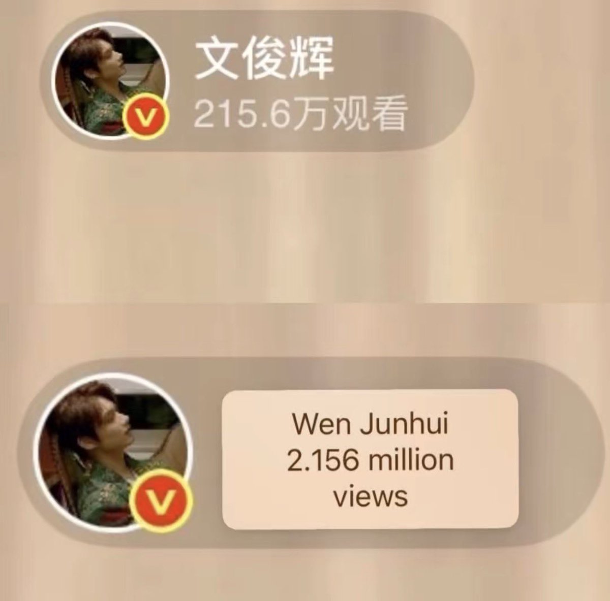 YasmeenOne's tweet photo. the time jun was live on weibo and over 2 MILLION ppl were watching him eat his food and tell cute stories :( , i miss his lives https://t.co/jrPxfIlCsf