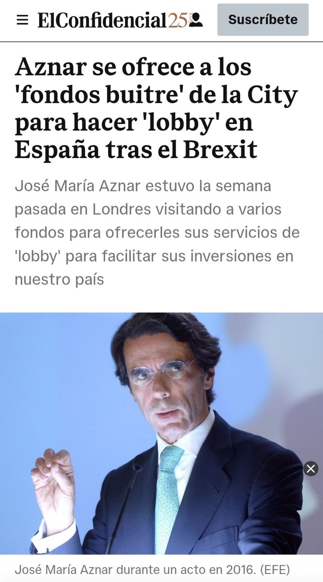 Santies77's tweet photo. Los emprendedores. Aznar y Botella, abren 55 pisos turísticos en Bilbao, y los vecinos se quedan sin alquiler. https://t.co/lr0hlKw6Nv