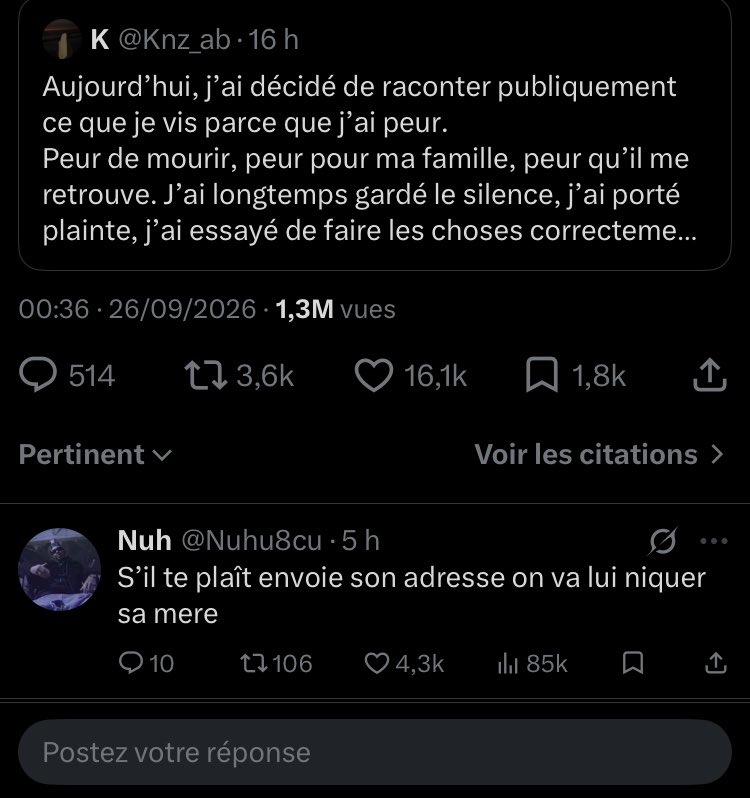 Nuhu8cu's tweet photo. Tout le monde lui a proposé de l’aide matérielle (dont moi) et elle décide de parler de cagnotte ???
W’الله w’الله w’الله si tu es un scammer qui utilises les femmes battus pour prendre des sous qu’ الله te maudisse https://t.co/tRrIfpdM1f