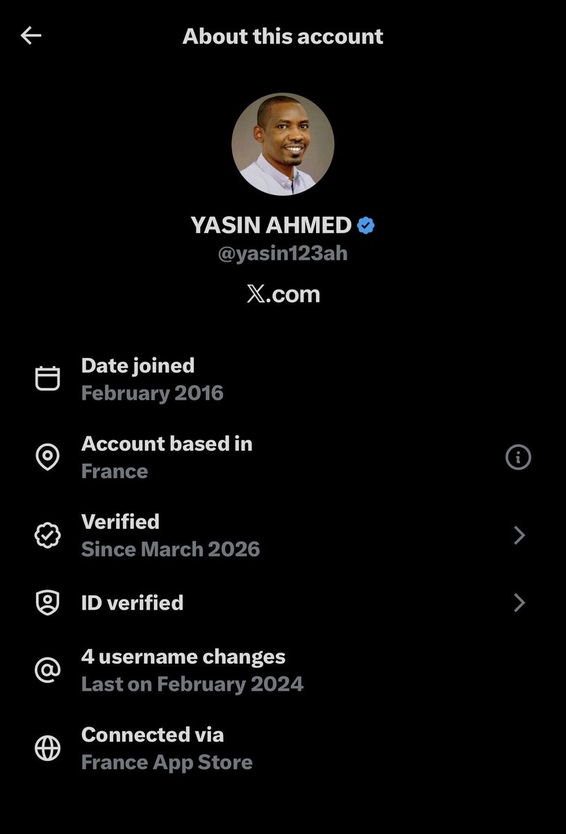 AdagneAmanuel's tweet photo. @yasin123ah Looks like a paid actor pushing fake narratives. Verify the facts before amplifying propaganda. 🇪🇹 https://t.co/Nneh9s2wc3