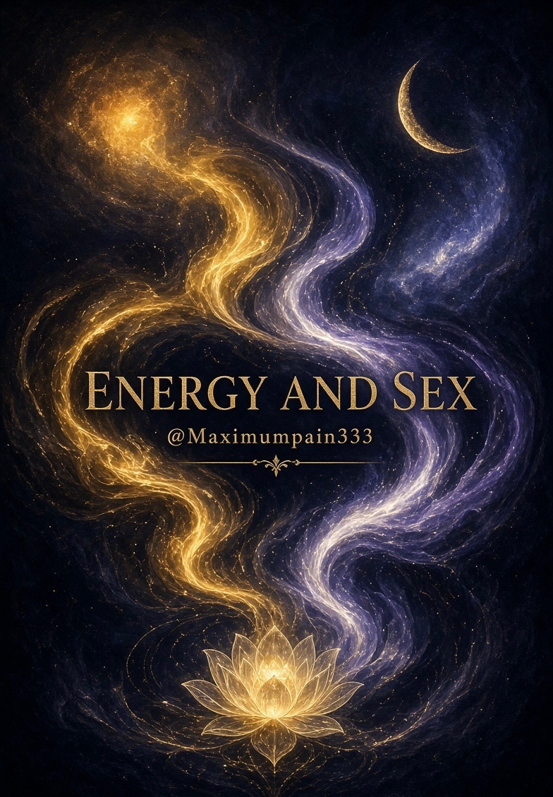maximumpain333's tweet photo. ENERGY AND SEX

Sexual energy is not merely the body’s hunger. It is the oldest current in the universe — the same force that splits stars, coils galaxies, and whispers through the roots of trees. In the hidden chambers of the soul it is known as the serpent fire, the living electricity that rises when two beings meet not as flesh alone, but as living temples.

When desire is approached with reverence, it ceases to be appetite and becomes sacrament. The union of bodies becomes the meeting of polarities: solar and lunar, inhale and exhale, the descending lightning and the ascending flame. In that charged stillness, the ordinary self dissolves. What remains is raw, luminous energy — neither male nor female, neither giver nor receiver — only the One tasting itself through two forms.

Mystics have always known this. The alchemists called it the sacred marriage. The tantrikas called it the awakening of the coiled power at the base of the spine. The dark visionaries painted it as lovers suspended between worlds, their skins dissolving into rivers of gold and shadow, their eyes reflecting the void that births all form.

To withhold this energy in shame is to starve the spirit. To squander it in unconscious repetition is to leak the life-force back into the earth unused. But to hold it, to circulate it, to offer it as prayer — this is the great work. The body becomes the altar. Breath becomes the priest. Pleasure becomes the offering that feeds the gods within.

In the deepest night, when two souls touch without armor, something older than time stirs. The energy does not belong to them. They belong to it. And for a moment the universe remembers why it created form at all: so that the infinite could feel itself burning.

This is the mystery. This is the fire that does not consume. This is Energy and Sex — the same current, wearing two names.
