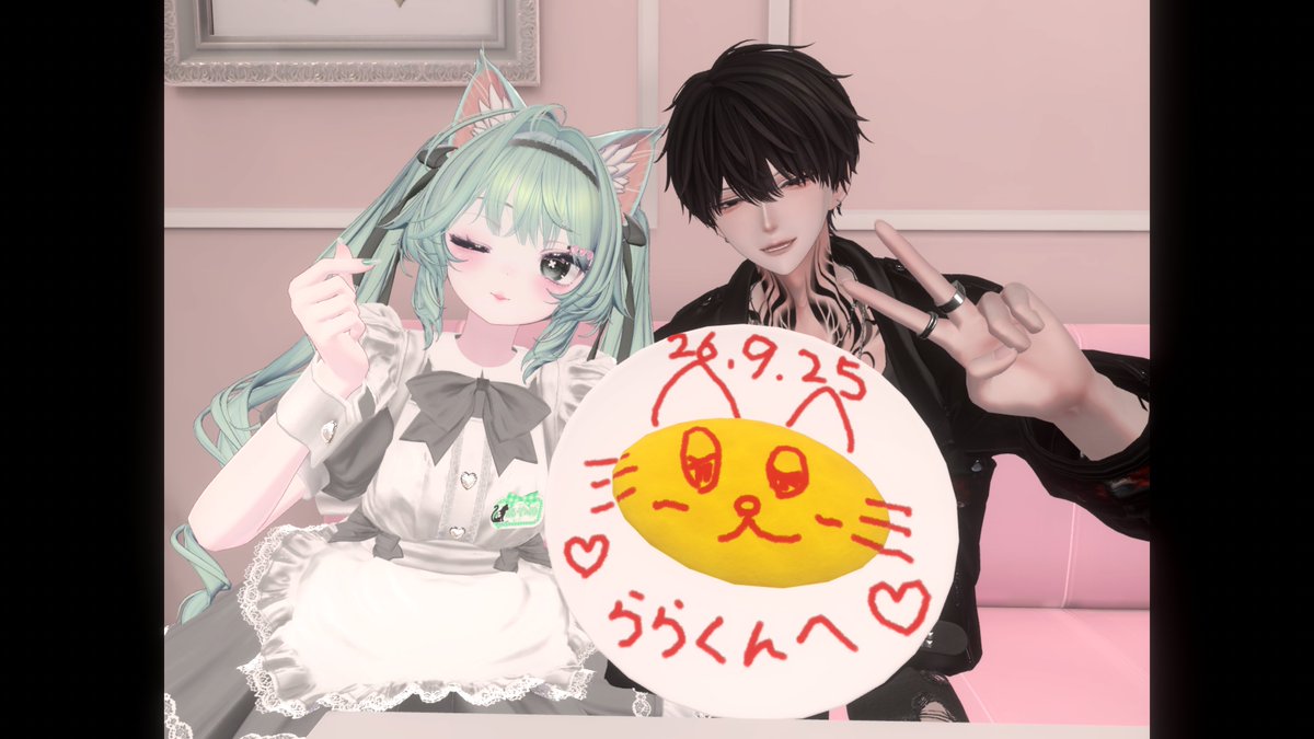 rara_vrc's tweet photo. #Cafe_cc
とってもかわいいメイドさんがいっぱいいました
推しからのファンサももらえて幸 https://t.co/tUG1DBP2dA