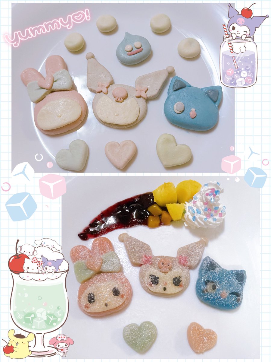 Ruca_Romi's tweet photo. 1日中 デコ白玉作って遊んでたよ🥣💫
サンリオ ポケモン ちいかわ ドラクエ🎶
お団子遊び 楽しいのだ🍡⸜(◍´꒳​`◍)⸝⭐️笑

2個ずつしか湯がけないからめちゃ時間
かかってもーた⭐️笑 色んな味にしたよ💡

最推しクロミちゃんが1番失敗してる…💔
また今度リベンジしよっとჱ̒⸝⸝•̀֊•́⸝⸝)🍡︎︎ https://t.co/beV9hUwg24