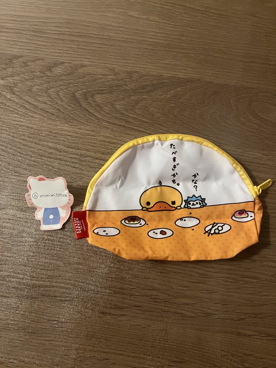 mimimi1031no's tweet photo. 【交換】かものはしかも。バラエティーコレクション

【譲】半月板ポーチ
【求】フェイス巾着かものはしかも。＞かものはしダス。

横浜付近手渡しまたは郵送希望です。 https://t.co/n5QGN8gEKL