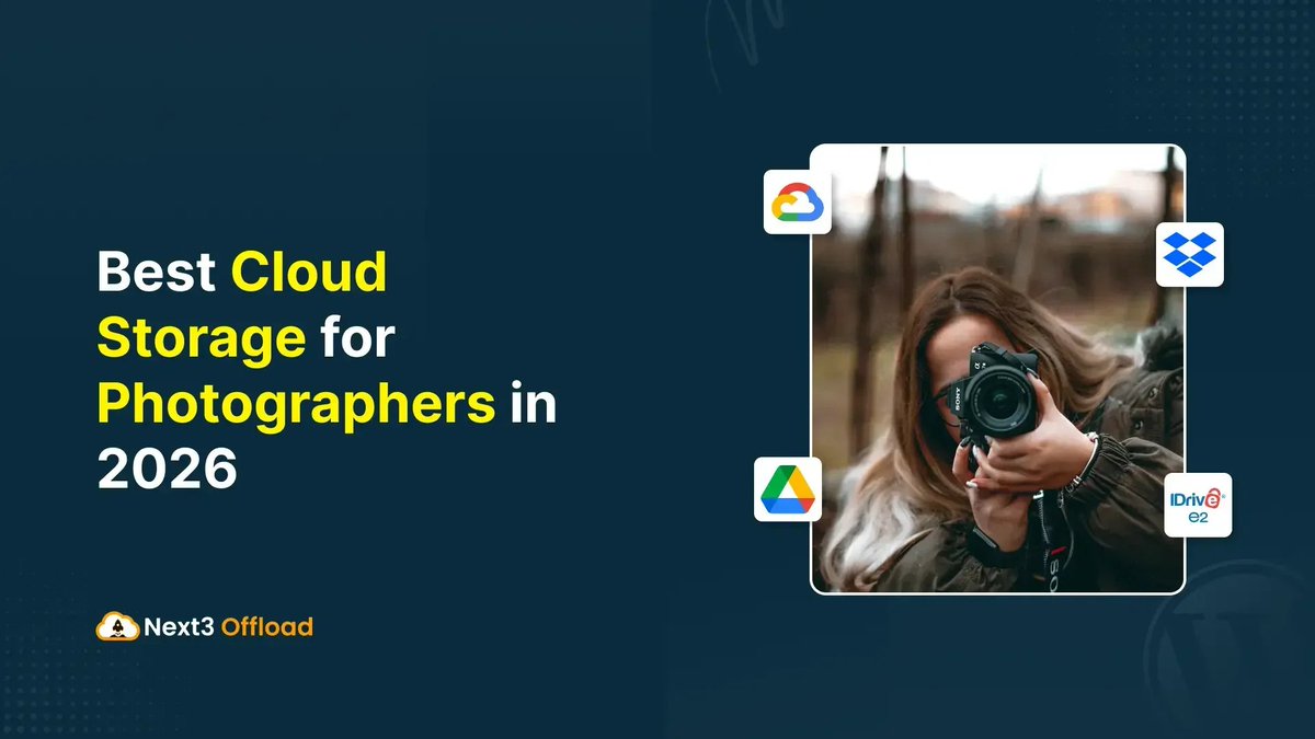 Next3Offload's tweet photo. Best cloud storage for photographers?
There may not be one answer.
RAW backup ≠ active projects
A better setup may use different storage layers for each job. Next3 Offload

Full 2026 guide:
https://t.co/pEiVNnhYE7

#CloudStorage #Photography #PhotoBackup #RAWPhotography https://t.co/N8dRkDNR2p