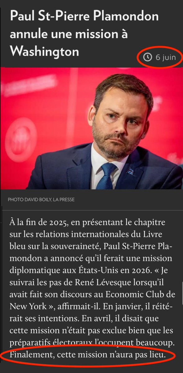PaulPlamondon's tweet photo. Mon équipe m'informe qu'il y a encore des échos ce matin que j'aurais effectué un voyage à Washington pour négocier avec les Américains. Ce n'est tout simplement pas vrai. Merci à tous ceux qui font l'effort de rectifier les faits.

Bonne fin de semaine. https://t.co/lK6MSUpv6S