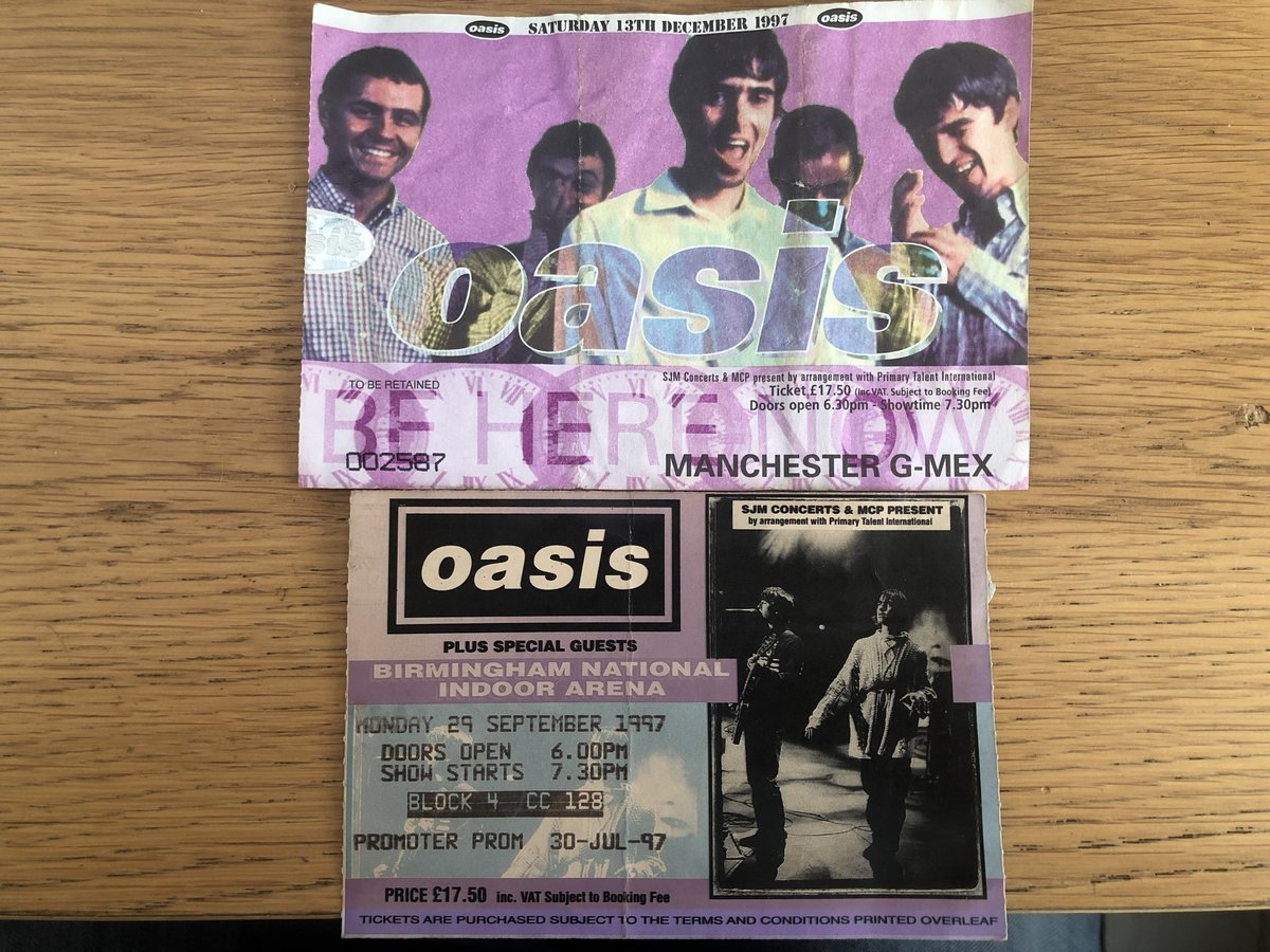davey7000's tweet photo. @liamgallagher £17.50 in the 90’s. Inflation hasn’t gone up that much since then? 🤷🏼♂️ #wtaf https://t.co/2NY53amcaY